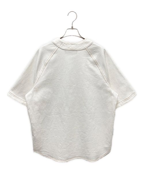 LOUIS VUITTON（ルイ ヴィトン）LOUIS VUITTON (ルイ ヴィトン) エンボスモノグラムBBシャツ ホワイト サイズ:Lの古着・服飾アイテム