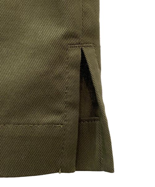 CELINE（セリーヌ）CELINE (セリーヌ) ミリタリーポケットシャツワンピース オリーブ サイズ:38の古着・服飾アイテム