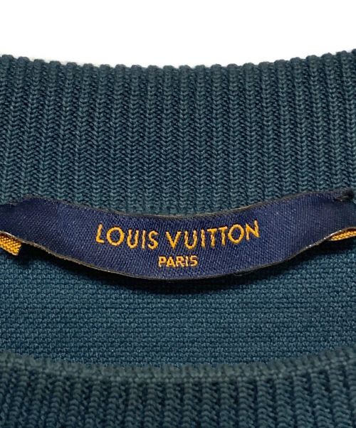 LOUIS VUITTON（ルイ ヴィトン）LOUIS VUITTON (ルイ ヴィトン) モノグラムジャガードスウェット グレー×ピンク サイズ:XSの古着・服飾アイテム
