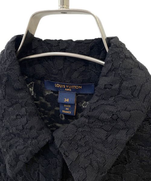 LOUIS VUITTON（ルイ ヴィトン）LOUIS VUITTON (ルイ ヴィトン) レースワンピース ブラック サイズ:34の古着・服飾アイテム