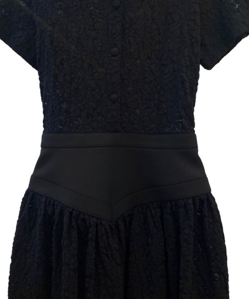 LOUIS VUITTON（ルイ ヴィトン）LOUIS VUITTON (ルイ ヴィトン) レースワンピース ブラック サイズ:34の古着・服飾アイテム