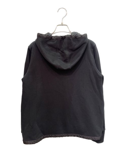 MONCLER（モンクレール）MONCLER (モンクレール) ダウン切替パーカー ブラック サイズ:Mの古着・服飾アイテム