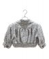 CHANEL (シャネル) ショートツイードジャケット ホワイト×グレー サイズ:34：350000円