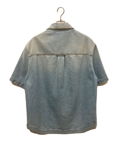 LOUIS VUITTON（ルイ ヴィトン）LOUIS VUITTON (ルイ ヴィトン) ピン装飾ウォッシュドデニム半袖シャツ サイズ:Lの古着・服飾アイテム
