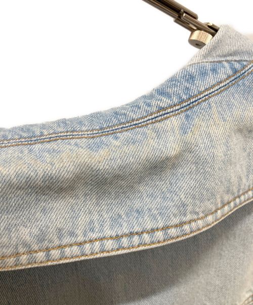 LOUIS VUITTON（ルイ ヴィトン）LOUIS VUITTON (ルイ ヴィトン) ピン装飾ウォッシュドデニム半袖シャツ サイズ:Lの古着・服飾アイテム
