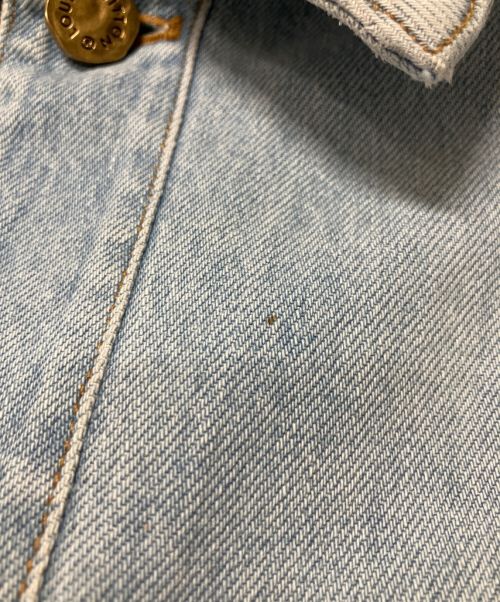 LOUIS VUITTON（ルイ ヴィトン）LOUIS VUITTON (ルイ ヴィトン) ピン装飾ウォッシュドデニム半袖シャツ サイズ:Lの古着・服飾アイテム