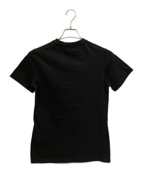 MONCLER（モンクレール）MONCLER (モンクレール) T-SHIRT GIROCOLLO ビジュー ロゴ カットソー ブラック サイズ:XSの古着・服飾アイテム