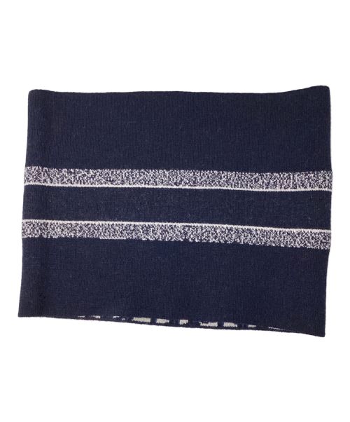 Dior（ディオール）Dior (ディオール) Oblique 2way snood（オブリーク2WAYスヌード） ネイビーの古着・服飾アイテム