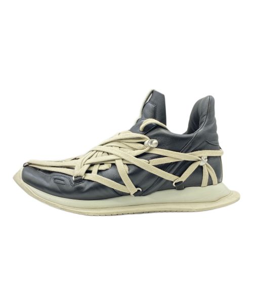 RICK OWENS（リックオウエンス）RICK OWENS (リックオウエンス) MEGALACED RUNNER ブラック サイズ:43の古着・服飾アイテム