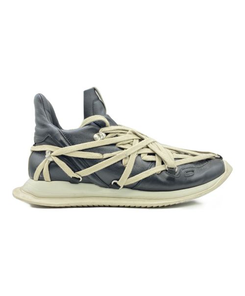 RICK OWENS（リックオウエンス）RICK OWENS (リックオウエンス) MEGALACED RUNNER ブラック サイズ:43の古着・服飾アイテム