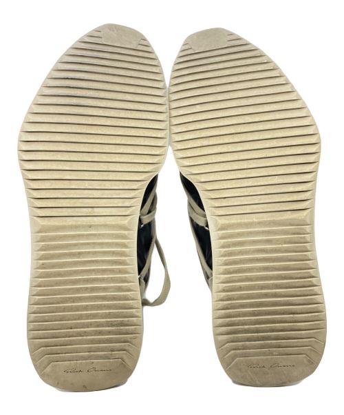 RICK OWENS（リックオウエンス）RICK OWENS (リックオウエンス) MEGALACED RUNNER ブラック サイズ:43の古着・服飾アイテム
