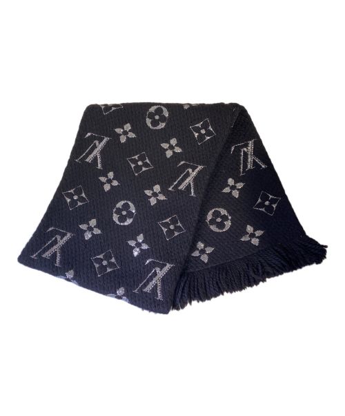 LOUIS VUITTON（ルイ ヴィトン）LOUIS VUITTON (ルイ ヴィトン) Monogram muffler（モノグラムマフラー） ブラック サイズ:-の古着・服飾アイテム