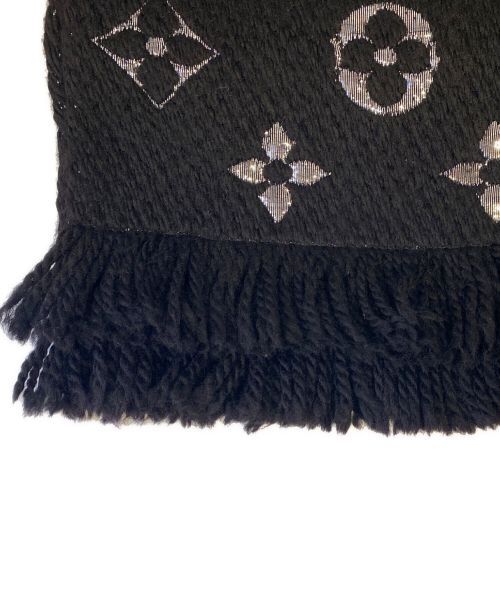 LOUIS VUITTON（ルイ ヴィトン）LOUIS VUITTON (ルイ ヴィトン) Monogram muffler（モノグラムマフラー） ブラック サイズ:-の古着・服飾アイテム