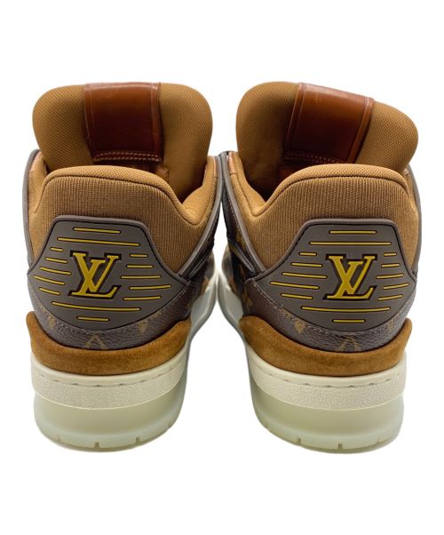 LOUIS VUITTON（ルイ ヴィトン）LOUIS VUITTON (ルイ ヴィトン) モノグラムLVトレーナースニーカー ブラウン サイズ:6の古着・服飾アイテム