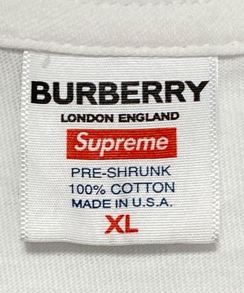 SUPREME（シュプリーム）SUPREME (シュプリーム) BURBERRY (バーバリー) Box Logo Tee ホワイト サイズ:XLの古着・服飾アイテム