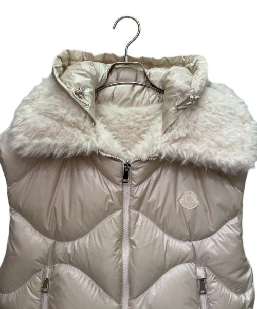 MONCLER（モンクレール）MONCLER (モンクレール) ACHARD/リバーシブルダウンベスト ベージュの古着・服飾アイテム
