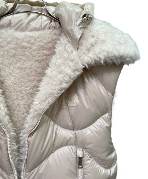 MONCLER（モンクレール）MONCLER (モンクレール) ACHARD/リバーシブルダウンベスト ベージュの古着・服飾アイテム