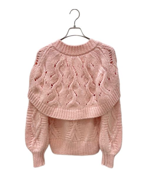 CHANEL（シャネル）CHANEL (シャネル) ココボタンカーディガン ピンク サイズ:34の古着・服飾アイテム