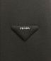 中古・古着 PRADA (プラダ) エンブレムロゴスウェットワンピース ブラック サイズ:S：95000円