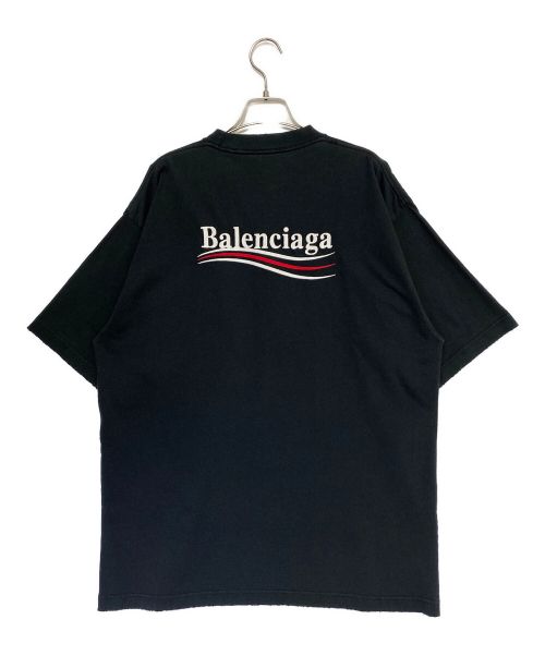 BALENCIAGA（バレンシアガ）BALENCIAGA (バレンシアガ) ロゴTシャツ ブラック サイズ:Sの古着・服飾アイテム