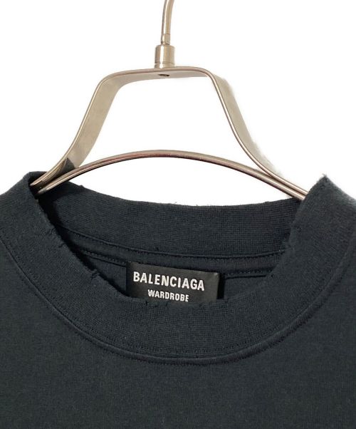 BALENCIAGA（バレンシアガ）BALENCIAGA (バレンシアガ) ロゴTシャツ ブラック サイズ:Sの古着・服飾アイテム