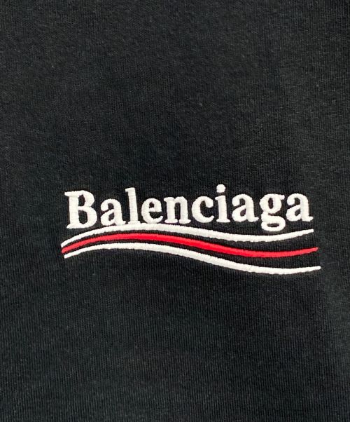 BALENCIAGA（バレンシアガ）BALENCIAGA (バレンシアガ) ロゴTシャツ ブラック サイズ:Sの古着・服飾アイテム