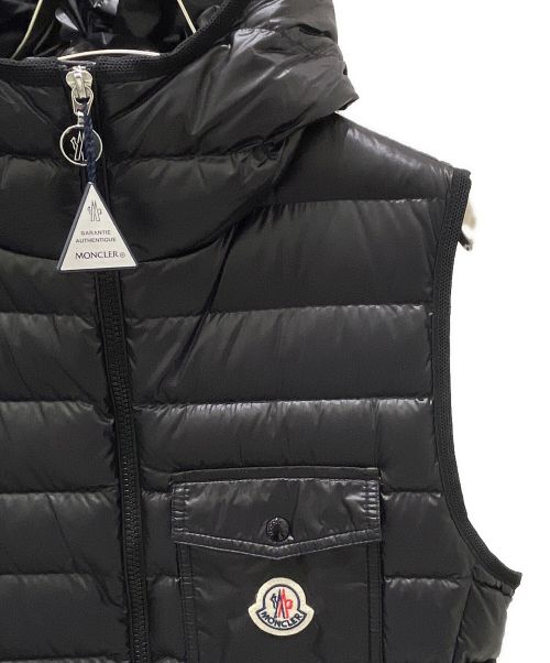 MONCLER（モンクレール）MONCLER (モンクレール) GLYGOS/ダウンベスト ブラック サイズ:3の古着・服飾アイテム