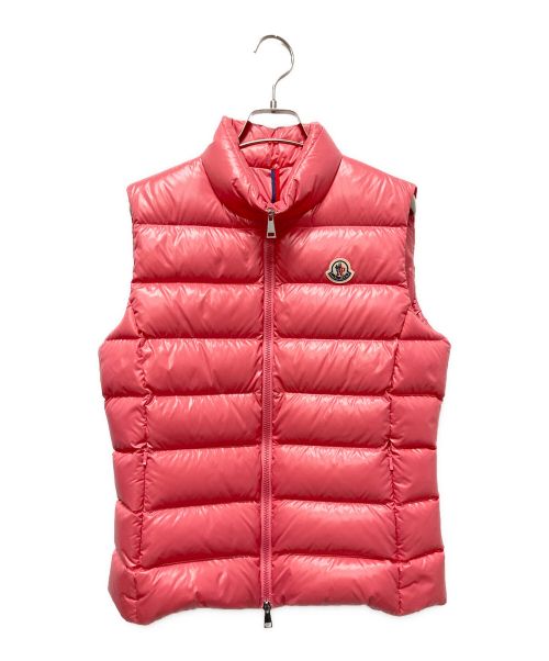MONCLER（モンクレール）MONCLER (モンクレール) MONCLER GHANY/ダウンベスト ピンク サイズ:3の古着・服飾アイテム