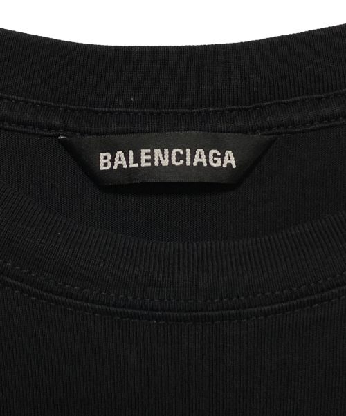 BALENCIAGA（バレンシアガ）BALENCIAGA (バレンシアガ) スモールロゴTシャツ ブラック サイズ:Lの古着・服飾アイテム