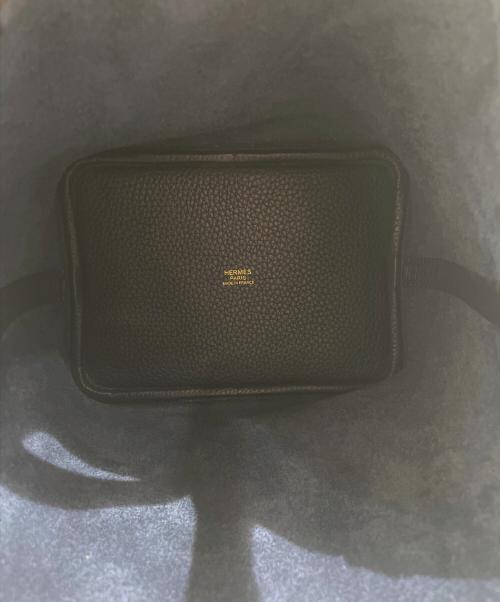 HERMES（エルメス）HERMES (エルメス) ピコタンロック PM /ブルーアンクル/トリヨンクレマンス/ゴールド金具/C刻印：2018年製 ブルーアンクル サイズ:PMの古着・服飾アイテム