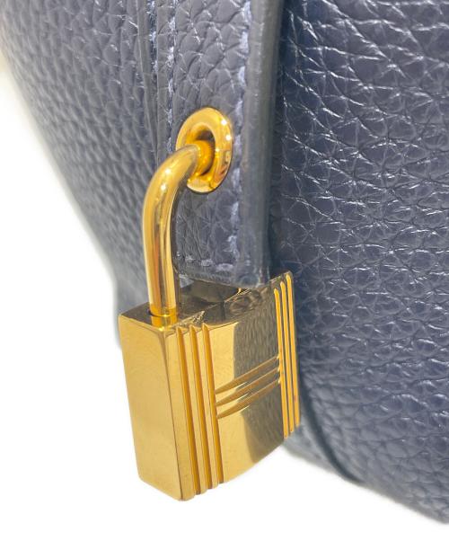 HERMES（エルメス）HERMES (エルメス) ピコタンロック PM /ブルーアンクル/トリヨンクレマンス/ゴールド金具/C刻印：2018年製 ブルーアンクル サイズ:PMの古着・服飾アイテム