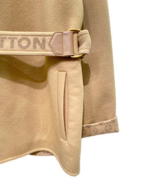 LOUIS VUITTON（ルイ ヴィトン）LOUIS VUITTON (ルイ ヴィトン) シグネチャー ショートダブルフェイスラップコート ベージュ サイズ:40の古着・服飾アイテム