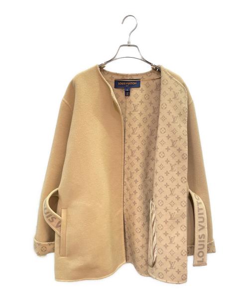 LOUIS VUITTON（ルイ ヴィトン）LOUIS VUITTON (ルイ ヴィトン) シグネチャー ショートダブルフェイスラップコート ベージュ サイズ:40の古着・服飾アイテム