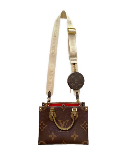 LOUIS VUITTON（ルイ ヴィトン）LOUIS VUITTON (ルイ ヴィトン) オンザゴー PM ブラウン サイズ:PMの古着・服飾アイテム