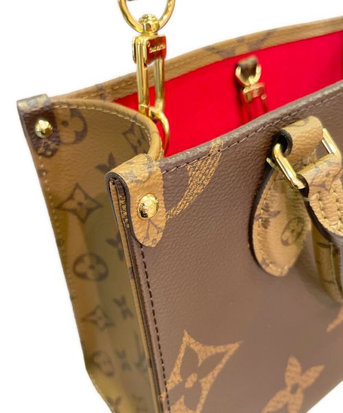 LOUIS VUITTON（ルイ ヴィトン）LOUIS VUITTON (ルイ ヴィトン) オンザゴー PM ブラウン サイズ:PMの古着・服飾アイテム