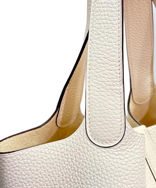 HERMES（エルメス）HERMES (エルメス) ピコタン ロック MM/シルバー金具/トリヨンクレマンス/ナタ/Z刻印 ナタ サイズ:MMの古着・服飾アイテム