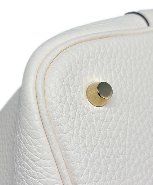 HERMES（エルメス）HERMES (エルメス) ピコタン ロック MM/シルバー金具/トリヨンクレマンス/ナタ/Z刻印 ナタ サイズ:MMの古着・服飾アイテム