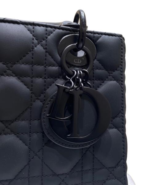 Christian Dior（クリスチャン ディオール）Christian Dior (クリスチャン ディオール) MY ABC Lady DIOR レディディオール D-サイア ミディアム ブラック サイズ:medium/ミディアムの古着・服飾アイテム