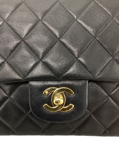 CHANEL（シャネル）CHANEL (シャネル) ダブルフラップマトラッセ ブラック サイズ:25の古着・服飾アイテム