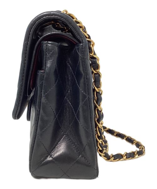 CHANEL（シャネル）CHANEL (シャネル) ダブルフラップマトラッセ ブラック サイズ:25の古着・服飾アイテム
