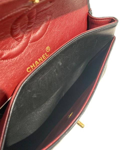 CHANEL（シャネル）CHANEL (シャネル) ダブルフラップマトラッセ ブラック サイズ:25の古着・服飾アイテム