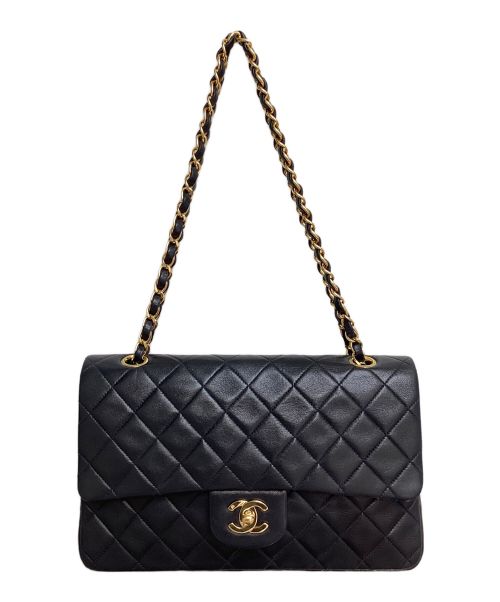 CHANEL（シャネル）CHANEL (シャネル) ダブルフラップマトラッセ ブラック サイズ:25の古着・服飾アイテム