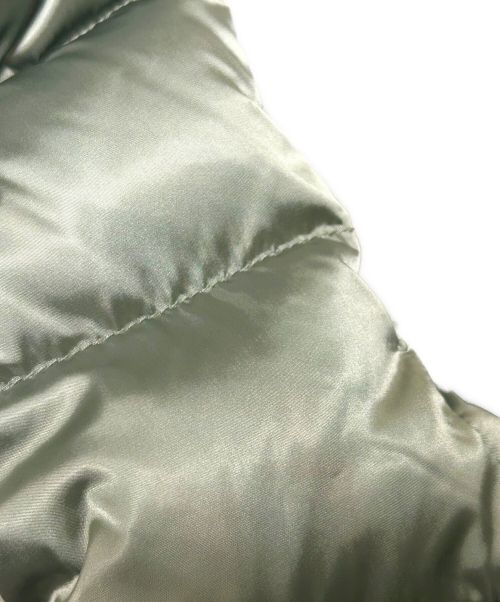 PRADA（プラダ）PRADA (プラダ) Fur hood down jacket ファーフード ダウンジャケット セージグリーン サイズ:38の古着・服飾アイテム