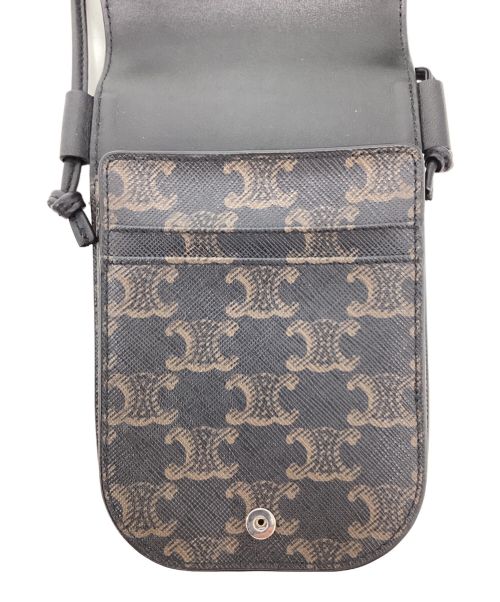 CELINE（セリーヌ）CELINE (セリーヌ) トリオンフショルダーモバイルポーチの古着・服飾アイテム