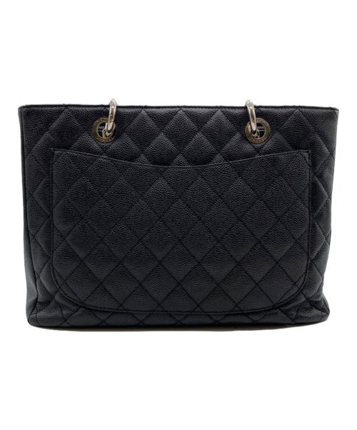 CHANEL（シャネル）CHANEL (シャネル) GSTトートバッグ ブラックの古着・服飾アイテム