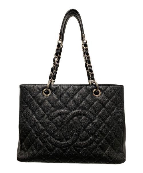 CHANEL（シャネル）CHANEL (シャネル) GSTトートバッグ ブラックの古着・服飾アイテム