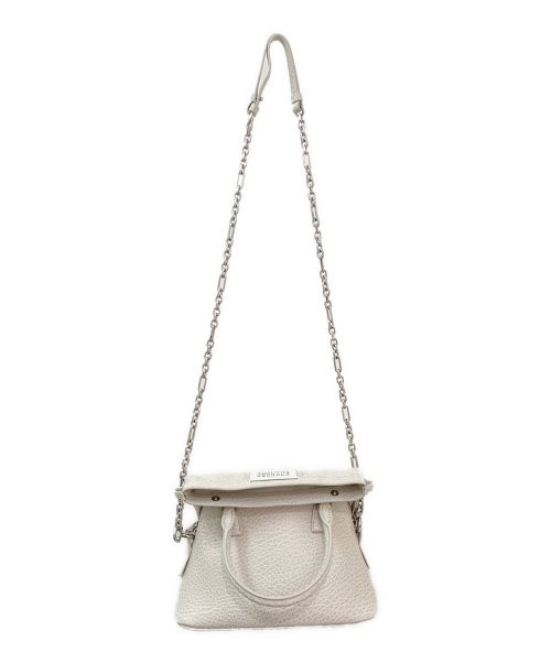 Maison Margiela（メゾンマルジェラ）Maison Margiela (メゾンマルジェラ) 5AC MICRO BAG ホワイト サイズ:マイクロの古着・服飾アイテム