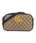GUCCI（グッチ）の古着「GGマーモント キルティング スモール ショルダーバッグ」｜ベージュ