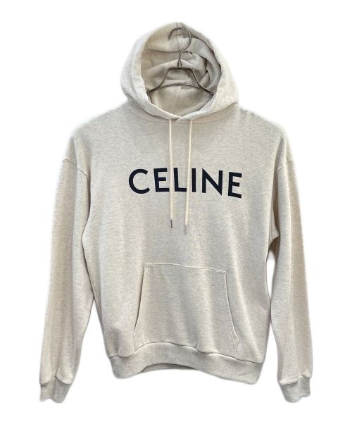 CELINE（セリーヌ）CELINE (セリーヌ) ロゴパーカー アイボリー サイズ:Ｓの古着・服飾アイテム