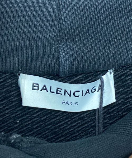 BALENCIAGA（バレンシアガ）BALENCIAGA (バレンシアガ) ロゴパーカー ブラック サイズ:Sの古着・服飾アイテム